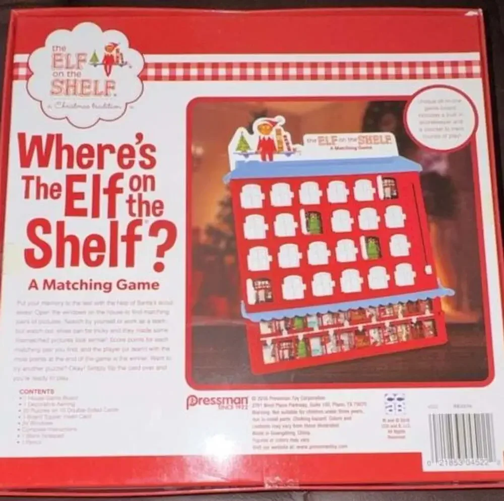 Where's The Elf on the Shelf? A Matching Game by Pressman